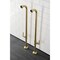 Aqua Vintage AE810S7DL Freestanding Tub Supply Line, Brushed Brass AE810S7DL - alternate 2